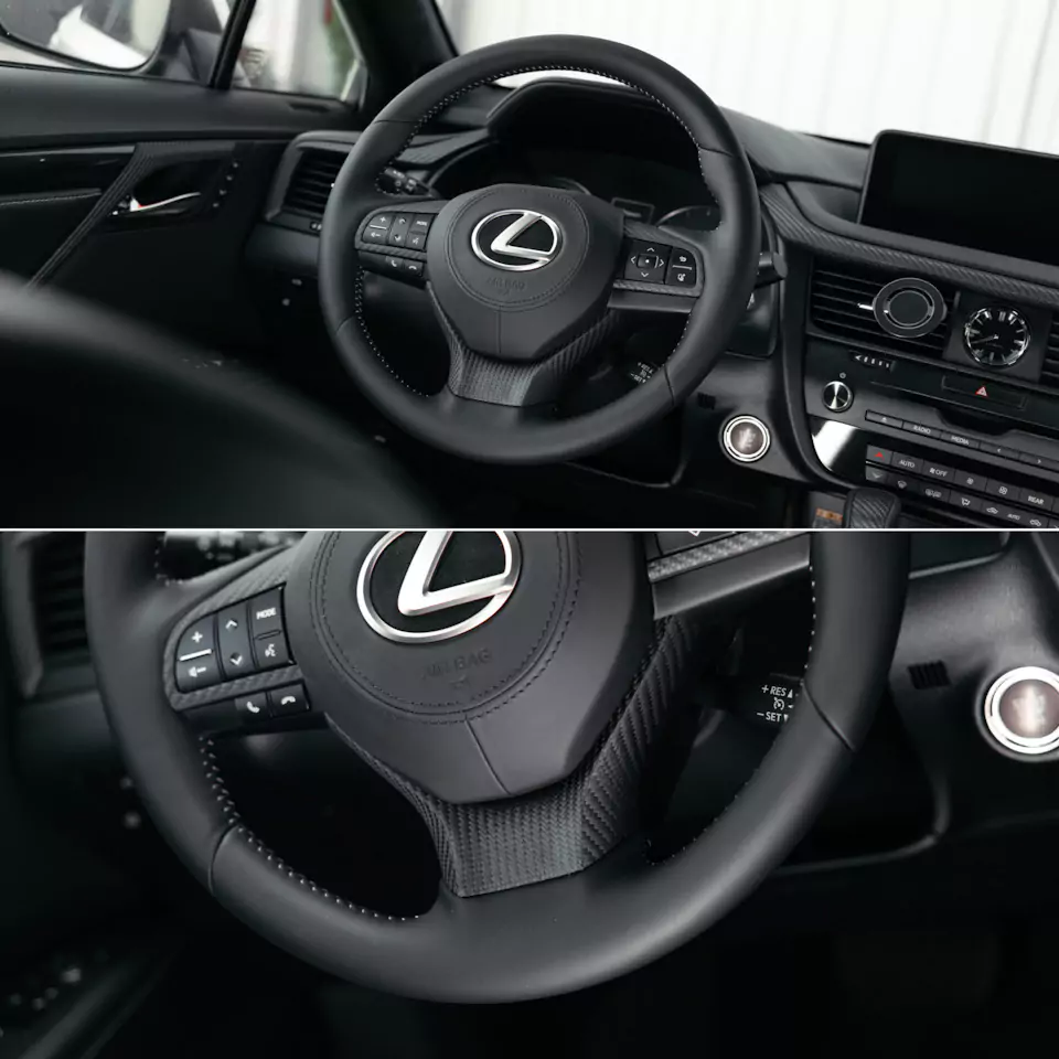 Вторая молодость для Lexus RX350L: кузовной ремонт и покраска, оклейка матовым полиуретаном, 